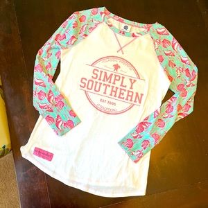 Simply Southern baseball tee